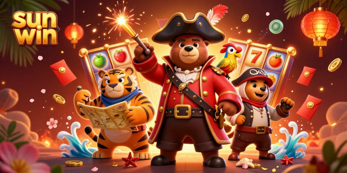 Experience the thrill of sun win with lively gaming elements in this vibrant casino scene.