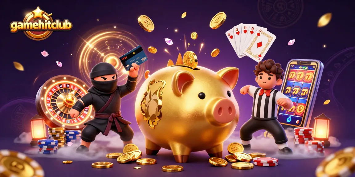 Experience gamehitclub's lively casino scene with animated characters and rich gaming elements.
