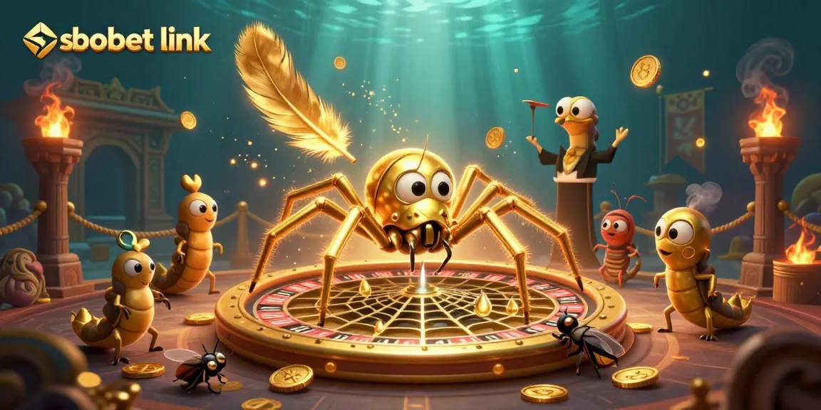 Experience thrilling bets with sbobet link in this captivating 3D casino scene.